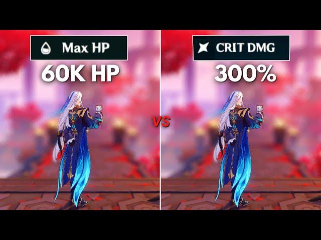 Crit vs HP !! Best Build for C0 Neuvillette ? [ Genshin Impact ]