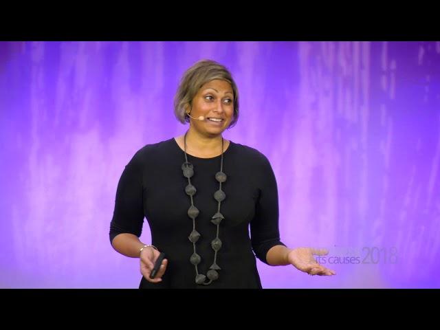 FROM MANICURES TO MANURE with Indira Naidoo at Happiness & Its Causes 2018