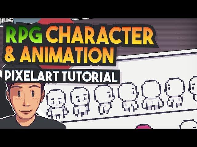 CHARACTER & ANIMATION Top down RPG (Pixel Art Tutorial)