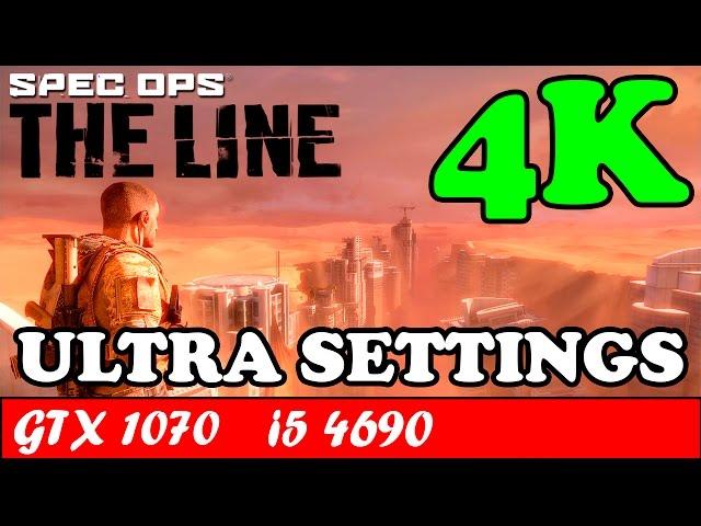 Spec Ops The Line (4K) (Ultra Settings) | GTX 1070 + i5 4690 [2160p 60fps]