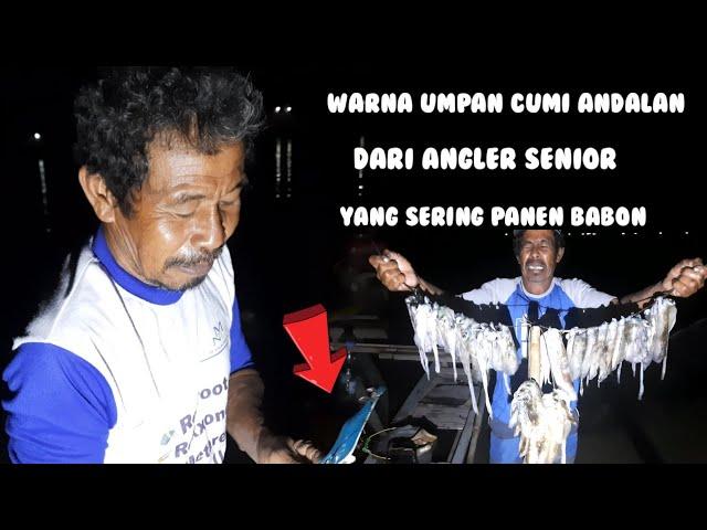 Warna Umpan Cumi Andalan || Yang Sering Panen Babon @Angler Cumi