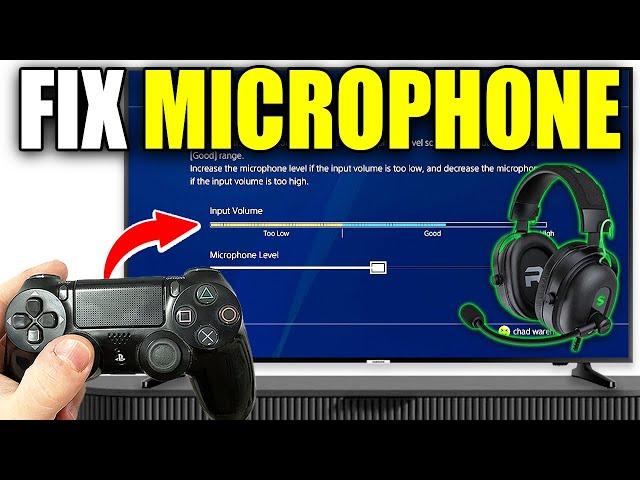 How To Fix Microphone Not Working On PS4 - Easy Guide