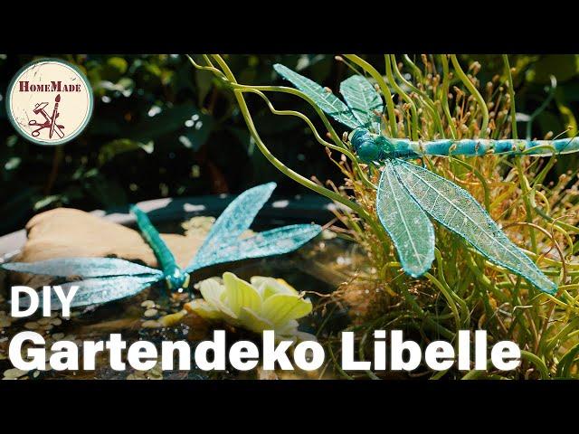 DIY | eine Sommerdeko, um die dich jeder beneiden wird/ Libelle fast wie echt selber machen