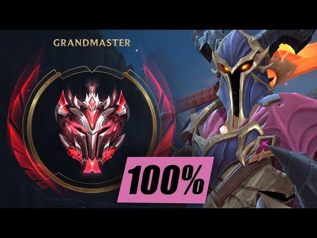 PANTHEON MID 100% PERFORMANCE IN GRANDMASTER | SOLO Q