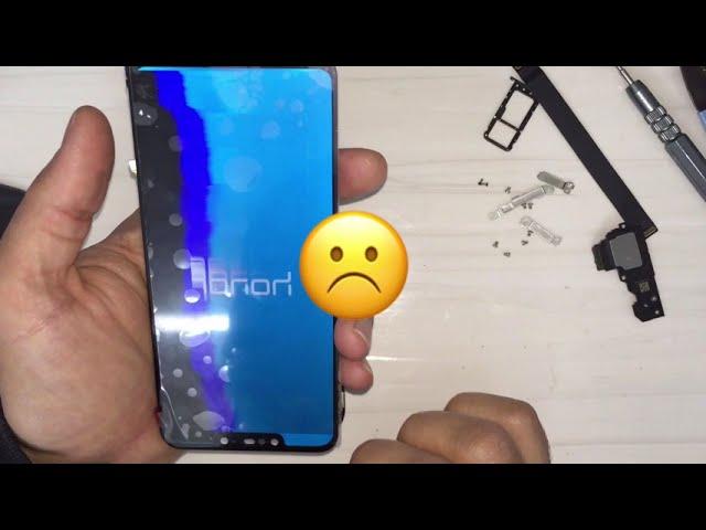 ثلاث محاولات لاستبدال شاشة هواوي هونر بلاي | huawei honor play mobile screen replacement