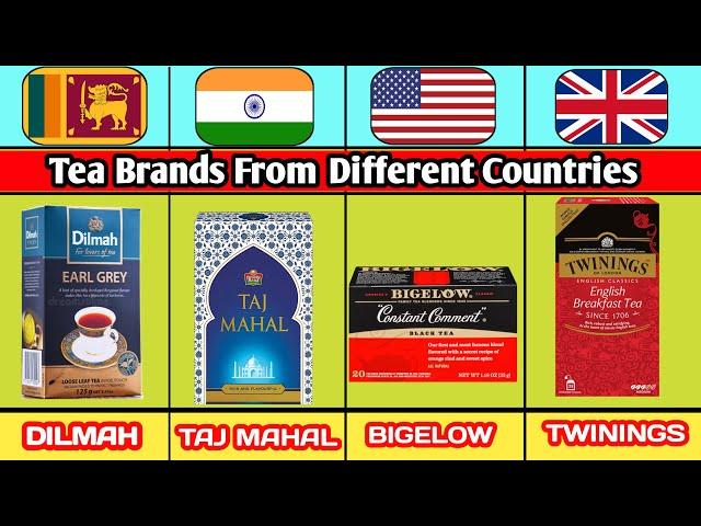 Tea Brands From Different Countries