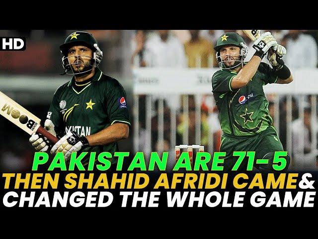 Pakistan are 71-5 | Then Shahid Afridi Changed the Whole Game | Pakistan vs Sri Lanka | PCB | MA2A