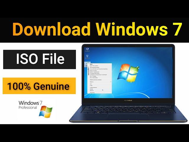 How to Download Windows 7 ISO File | Download Windows 7 ISO file | Windows ISO Disk Image 100% Gen