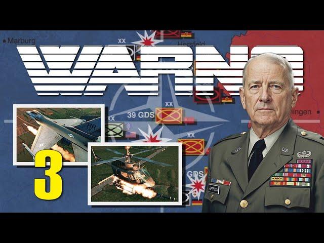 F-16 FALCONs and OH-58D KIOWAs join the FIGHTING RETREAT! | WARNO Campaign - Fulda Gap #3 (NATO)