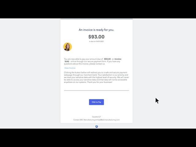 Email Invoice Payment Links from QuickBooks