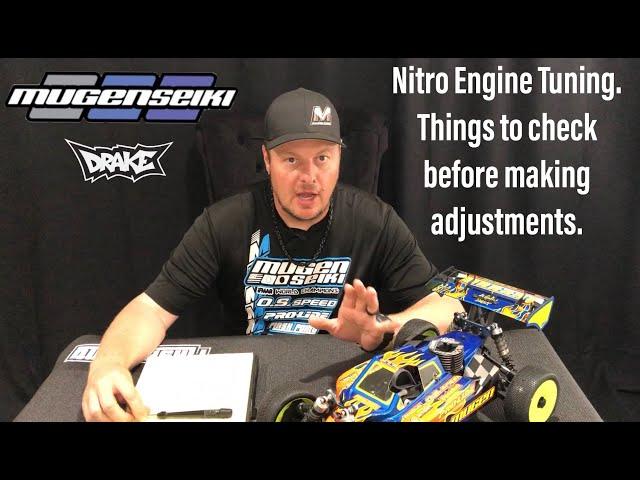 Nitro Engine Tuning - Things to check before making adjustments.