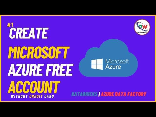 #1 How To Create Azure Free Account (Without Credit Card)