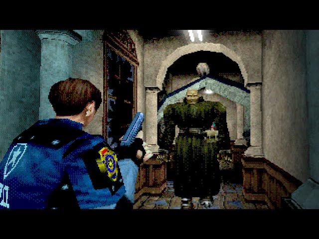 RESIDENT EVIL 2 REMAKE - PS1 GRAPHICS