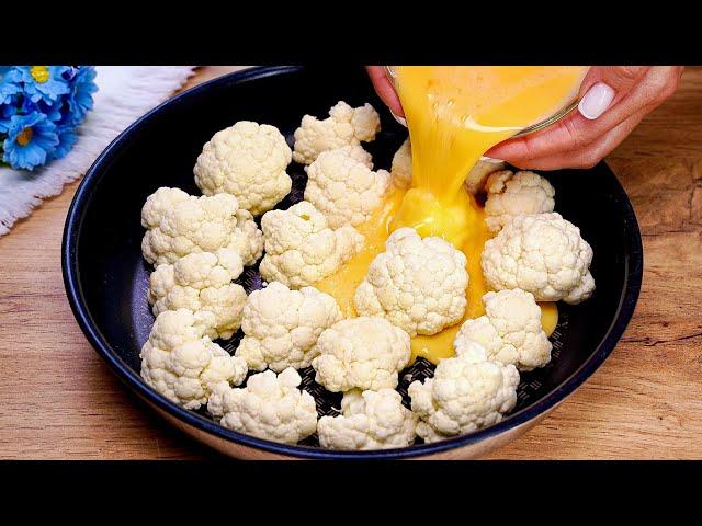 I have never eaten such delicious cauliflower! A simple recipe for cauliflower with eggs!