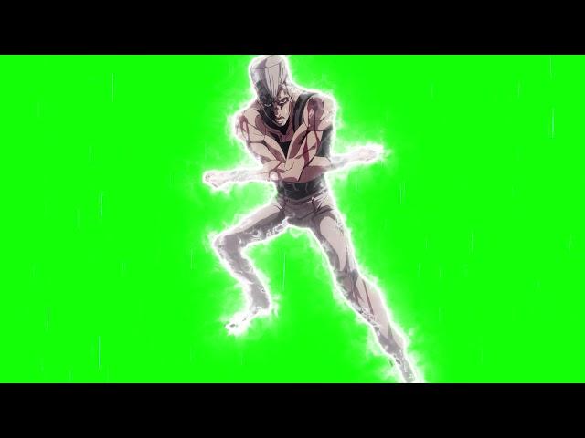 JJBA  PART 5 GOLDEN WIND -POLNAREFF GREEN SCREEN