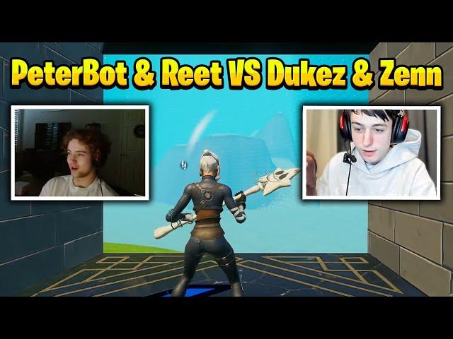 PeterBot & Reet VS Dukez & Zenn in 3v3 Zone Wars