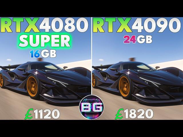 RTX 4080 Super Vs RTX 4090 |  4K  | Ultra Settings | Test In 10 Games!