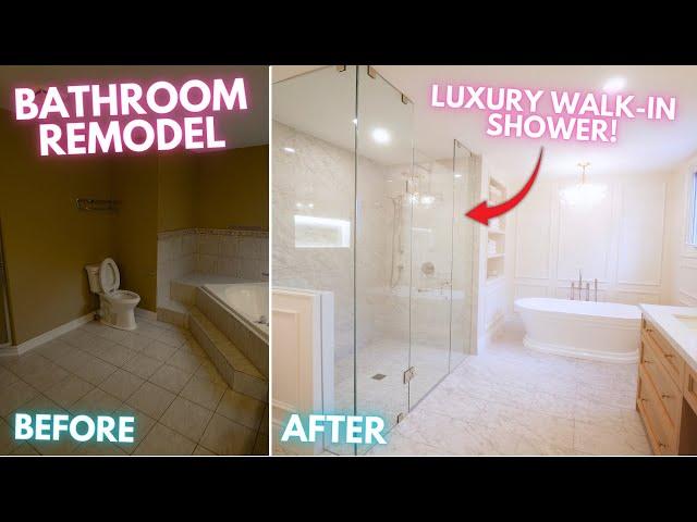 STUNNING Bathroom Remodel - DIY Master Ensuite Guide