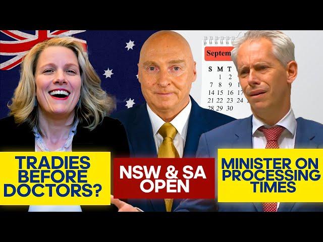 Australian Immigration News 30th September 2023. NSW and SA open their sponsorship programs and more