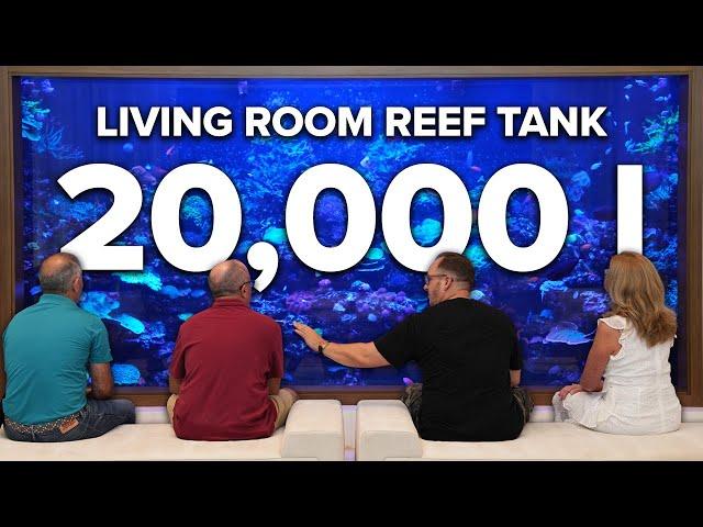 This is a 20,000 liter PRIVATE REEF TANK in Miami *with JEFF TURNER*