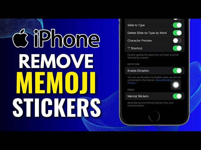 How to Remove Memoji Stickers iPhone Keyboard (2024)
