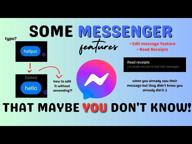 MESSENGER UPDATE 2024| WHAT IS READ RECEIPTS?