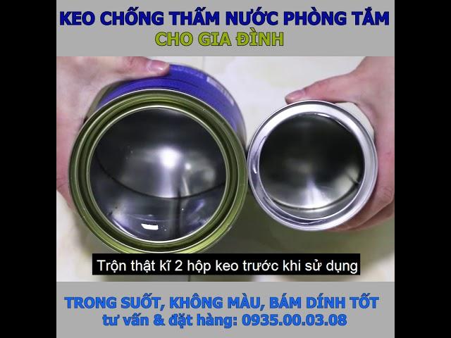 Keo chống thấm nhà vệ sinh trong suốt Bixuan