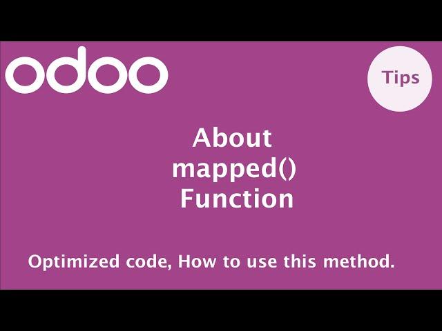 How to use mapped function in Odoo | Odoo ORM Methods | Odoo Recordset Operations