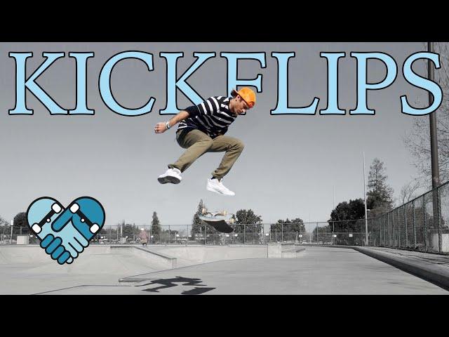 Pro SECRETS on HOW TO KICKFLIP ANYTHING, All Ability Levels for Street, Transition, Set Up,Safety