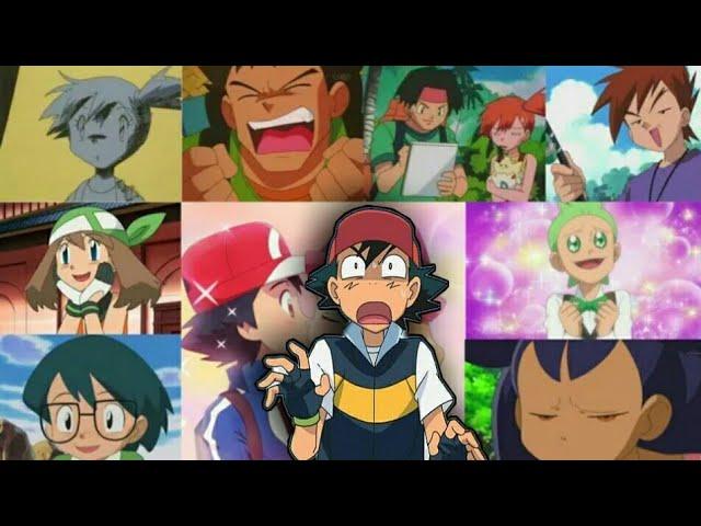 Pokemon Ash all kiss  an Pikachu kiss 