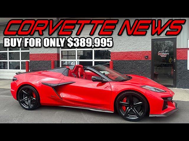 Latest Vette News! DEALER wants $389k for a C8 E-Ray!