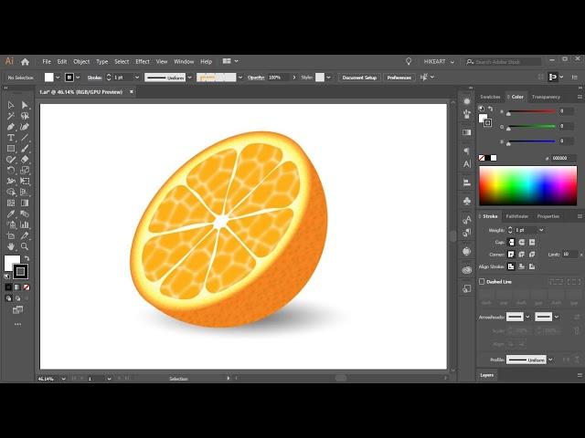 How to Create an Orange in Adobe Illustrator