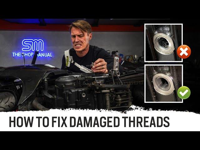 Stripped Thread Repair: Helicoil vs. TimeSert vs. JB Weld | The Shop Manual