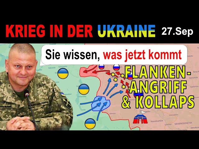 27.SEPTEMBER - BLITZSCHLAG: Ukrainischer HAKEN BRINGT RUSSISCHE OFFENSIVE AUF NEVSKE INS WANKEN