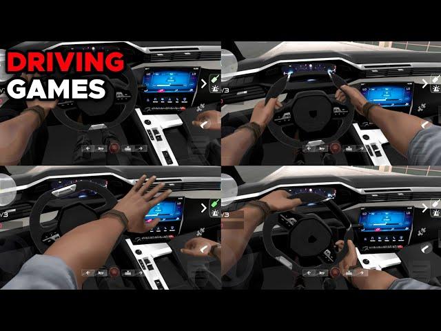 TOP 6 Best Driving Games with Realistic Hand Animation for Android & iOS PART 3 • Best Car Games