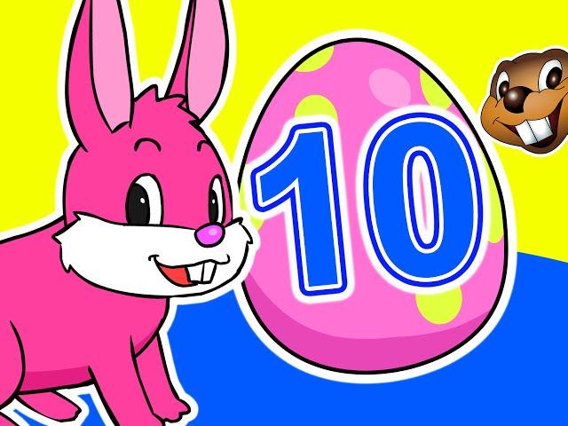 10 Little Easter Eggs | Learn to Count 1-10 with Surprise Eggs | Children Nursery Song for Babies