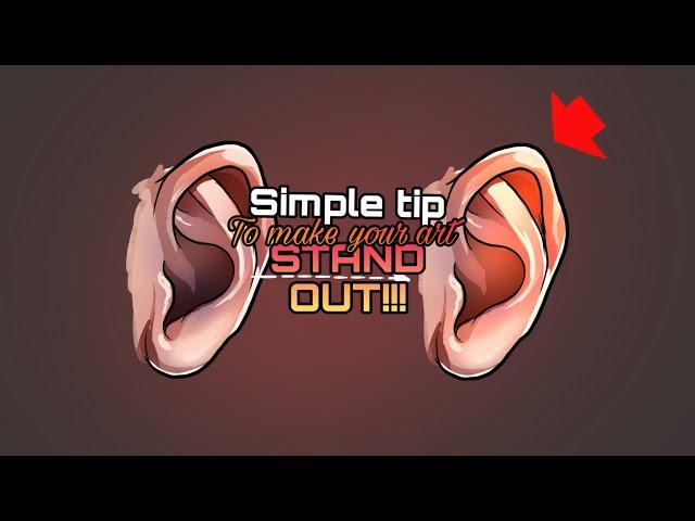 SIMPLE TIP TO MAKE YOUR ART STAND OUT!!! (procreate)