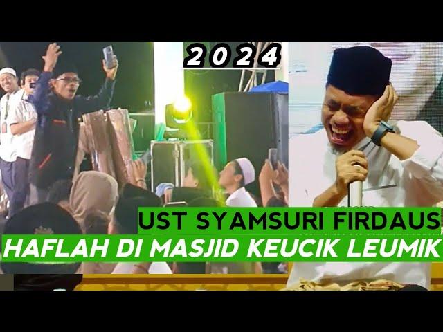 Ustad Syamsuri Firdaus Haflah di Haul ke 4 Haji Harun Keucik Leumik Banda Aceh