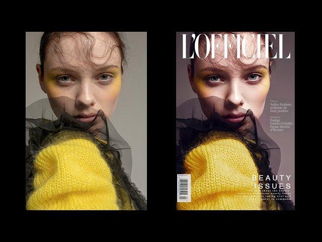 High-End Retouching for Magazine Editorial (time lapse) | PJK Post Productions