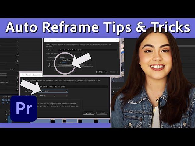 How to Crop Videos for TikTok | Auto-Reframe Premiere Pro Tutorial w/ Jessica Neistadt | Adobe Video