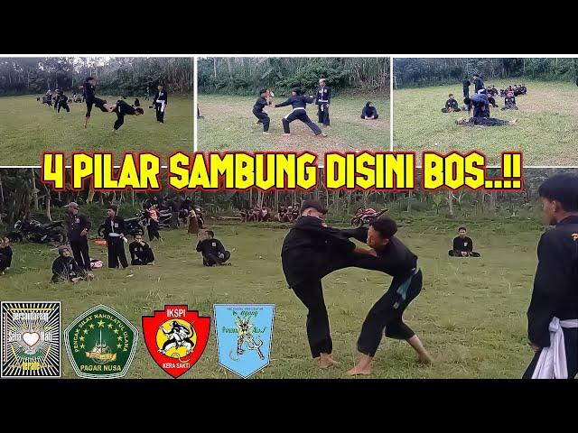 sambung 4 pilar (lumajang) | [psht, pagar nusa, ikspi kera sakti, pandan alas].part 2