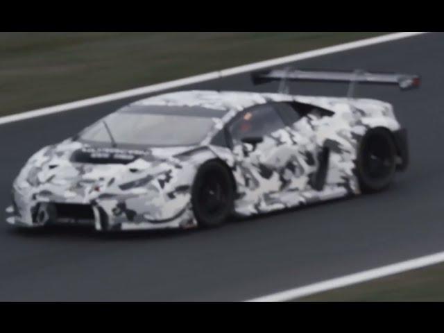 Lamborghini Huracán GT3 Great Engine Exhaust Sound 4K Car Video Commercial  CARJAM 4K TV HD 2015