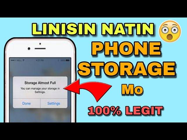 PAANO LINISIN ANG PHONE STORAGE MO | FULL STORAGE PROBLEM | JOVTV