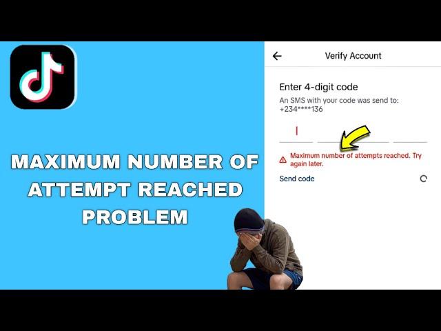 Fix maximum number of attempts reached error in tiktok