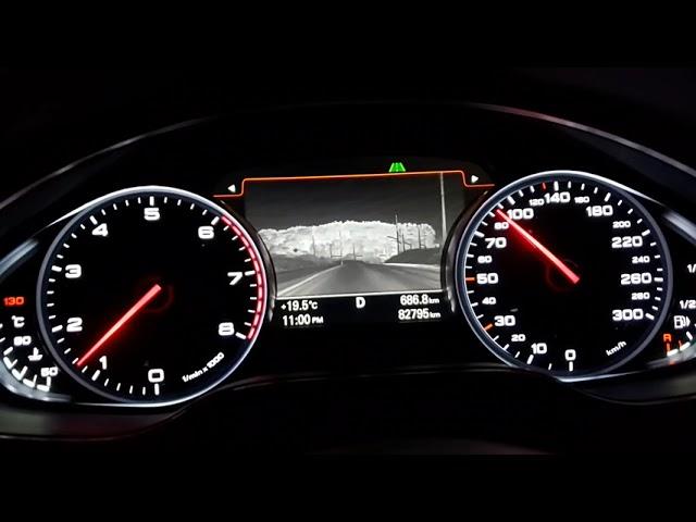 Audi A8 Night Vision - Real Life Test