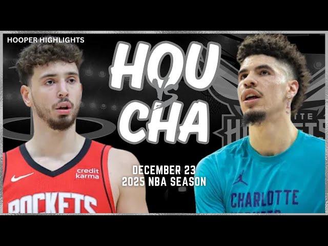 Houston Rockets vs Charlotte Hornets Full Game Highlights | Dec 23 | 2025 NBA Season