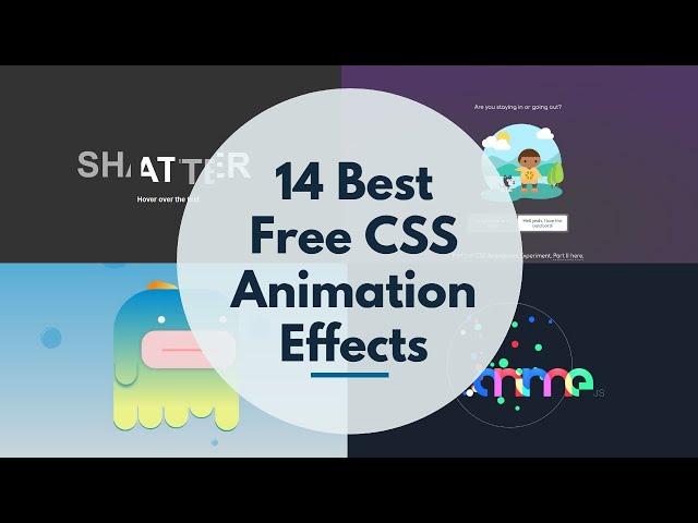 14 Best Free CSS Animations Effects | Cool CSS Animation Examples | Wpshopmart