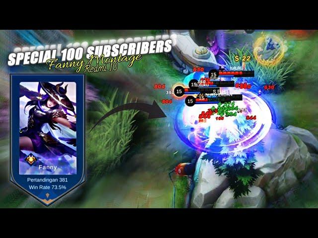 THE MOST AGGRESSIVE FANNY MONTAGE - Mobile Legends