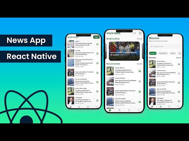 Build a News App || React Native and Expo Projects | React Native for Beginner 2024