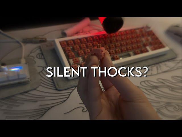 Akko Rosewood Switches Sound Test - Silent Thock?